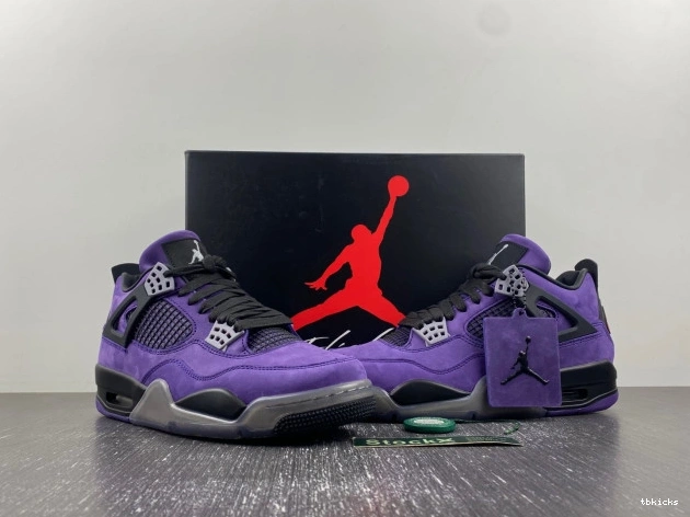 Reps TBK Suede Travis Scott 4 Jordan x Purple Air 0804